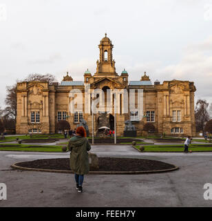 Cartwright Hall Lister Park Bradford West Yorkshire Inghilterra Foto Stock