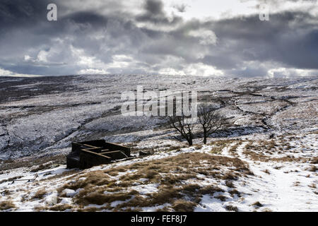 Top ambiti, rinomato impostazione per Wuthering Heights, su del The Pennine Way vicino a Hereford Foto Stock