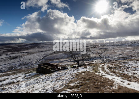 Top ambiti, rinomato impostazione per Wuthering Heights, su del The Pennine Way vicino a Hereford Foto Stock