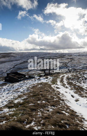 Top ambiti, rinomato impostazione per Wuthering Heights, su del The Pennine Way vicino a Hereford Foto Stock