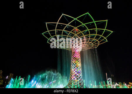 Albero della vita all Expo di Milano Italia Foto Stock