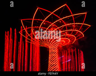 Albero della vita all Expo di Milano Italia Foto Stock