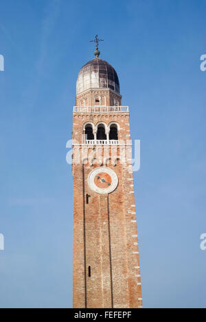 Chioggia, Italia. Torre con orologio Foto Stock