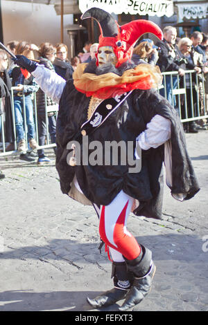 Equeste sfilata in Piazza Navona, per il carnevale di Roma 2016 Foto Stock