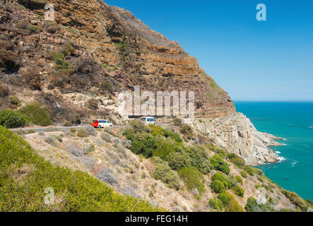 Chapman's Peak Drive, Cape Peninsula, Città del Capo comune, Provincia del Capo occidentale, Repubblica del Sud Africa Foto Stock