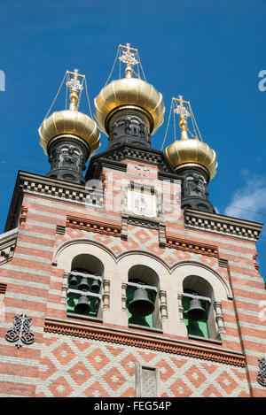 Aleksandr Nevskij Kirke (Chiesa ortodossa russa), Bredgade, Copenaghen (Kobenhavn), Regno di Danimarca Foto Stock