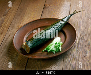 Deformazione - hot-aringa affumicata simile a kipper e i bloater Foto Stock