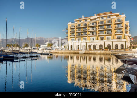 Hotel Regency in Porto Montenegro di Tivat, Montenegro Foto Stock