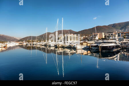 Hotel Regency in Porto Montenegro di Tivat, Montenegro Foto Stock