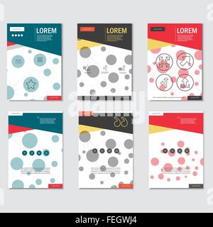 Coperchio Set di tecnologie di rete sullo sfondo di comunicazione Illustrazione Vettoriale