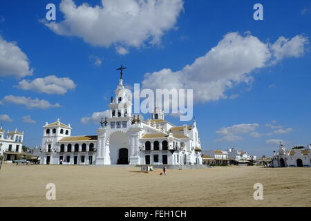 L'Eremo di El Rocío. El Rocio, Almonte, provincia di Huelva, Andalusia, Spagna Foto Stock