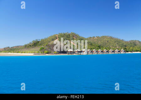 Likuliku Lagoon Resort, Malolo Island, Isole della Mamanuca, Isole Figi Foto Stock