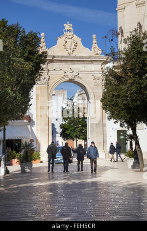 Porto Santo Stefano (anche chiamato arco di Sant' Antonio), Martina Franca, Taranto, Puglia, Italia Foto Stock