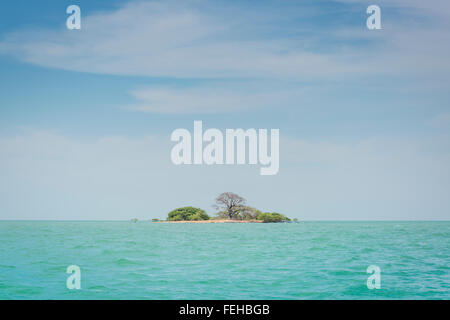 Una piccola isola nell'arcipelago Bijagos, Guinea Bissau Bissau Foto Stock