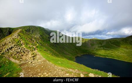 La via del bordo di estensione di Helvellyn Foto Stock