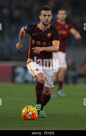 Roma, Italia. Il 7 febbraio, 2016. Calcetto: CAMPIONATO ITALIANO SERIE A. 24° MATCH ROMA vs Sampdoria in stadio olimpico nella città di Roma, Italia. Credito: marco iacobucci/Alamy Live News Foto Stock