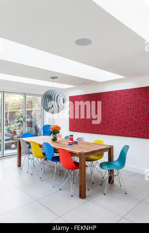 La casa di Londra di Victoria Whitbread co-proprietario di W2 Products Ltd che segnatamente distribuire il pantone gamma dei regali foto Foto Stock