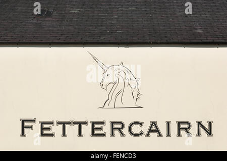 Fettercairn Malt Whisky Distillery - Fettercairn, Aberdeenshire, Scozia. Foto Stock