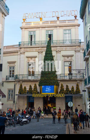 Armazens do Chiado, shopping center, Chiado, Lisbona, Portogallo Foto Stock