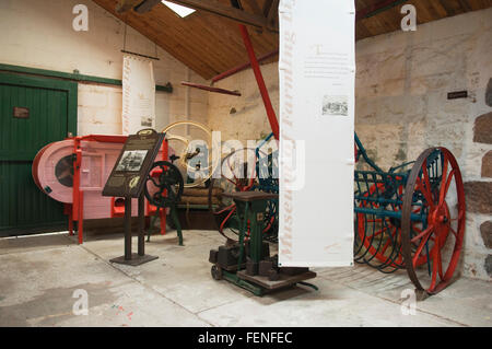 Museo della vita contadina a Pitmedden Garden - vicino a Ellon, Aberdeenshire, Scozia. Foto Stock