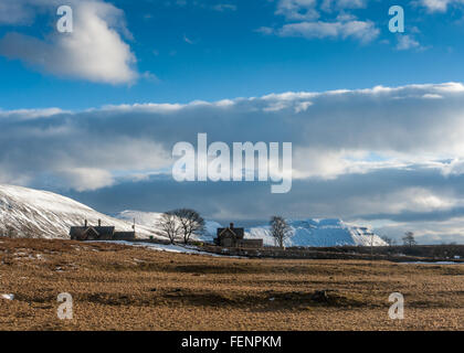 Stazione Ribblehead Ingleborough e Foto Stock