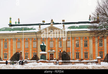 Stoccolma, Svezia - 5 gennaio 2011: la Casa della Nobiltà in inverno a Stoccolma. Stoccolma è la capitale della Svezia e la città più popolosa della regione nordica. Foto Stock