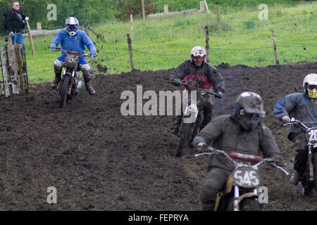 Il motocross Racing Foto Stock