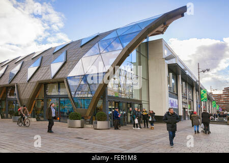 Il mercato Moor Hall di Sheffield South Yorkshire, Inghilterra, Regno Unito Foto Stock