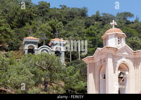 Il Monastero Kykkos vicino Pedoulas in Cipro Foto Stock