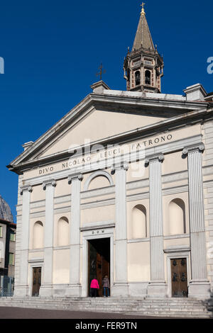 Basilica di San Nicolò a Lecco Foto Stock