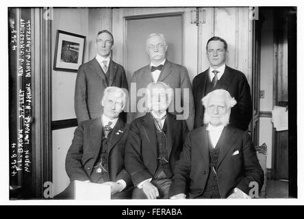 FL Brown, SP Leet, Rev JG Holdcroft, Marion Lawrence, HJ Foto Stock