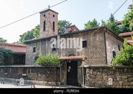 Vecchia chiesa serbo-ortodossa dei Santi Arcangeli Michele e Gabriele a Sarajevo, Bosnia ed Erzegovina Foto Stock