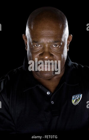 Orlando, Florida, Stati Uniti d'America. Xxi Aprile, 2009. New York coach Ted Cottrell ritratto scatta durante la United Football League incontri presso il Rosen Shingle Creek. © Scott A. Miller/ZUMA filo/Alamy Live News Foto Stock