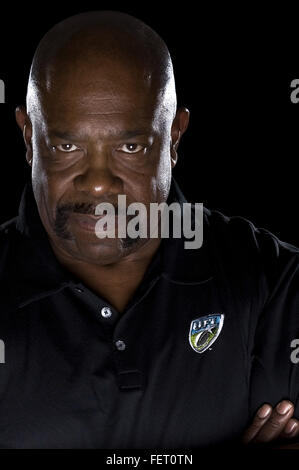 Orlando, Florida, Stati Uniti d'America. Xxi Aprile, 2009. New York coach Ted Cottrell ritratto scatta durante la United Football League incontri presso il Rosen Shingle Creek. © Scott A. Miller/ZUMA filo/Alamy Live News Foto Stock