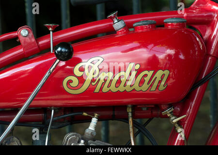 Indiano 1929 101 Scout motocicletta. Classic American Motorcycle Foto Stock