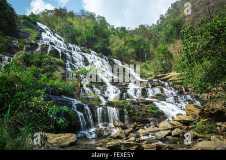 Mae Ya cascata, Chiang Mai, Thailandia Foto Stock