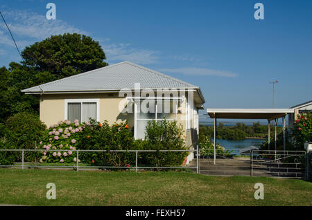 Cottage di Currarong sulla costa sud del New South Wales in Australia Foto Stock