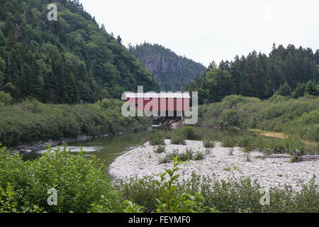 Punto Wolfe ponte coperto Foto Stock