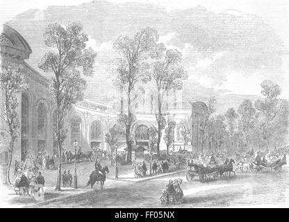 Francia Paris Expo Belle Arti edificio 1855. Illustrated London News Foto Stock