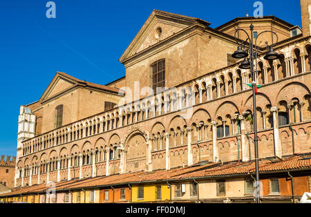 Basilica Cattedrale di San Giorgio a Ferrara, Italia Foto Stock