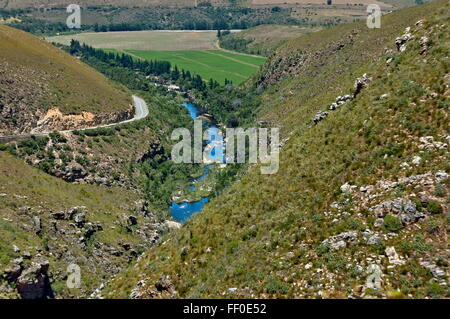 Tradouw passano nella Western Cape, Sud Africa Foto Stock