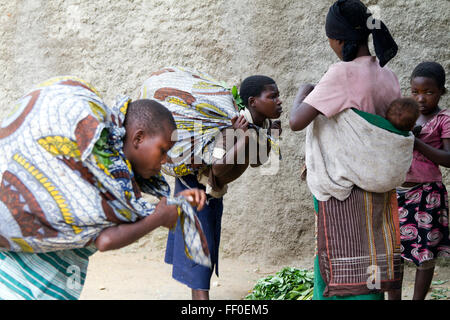 Kiwanja, Rutshuru, Nord Kivu, nella Repubblica democratica del Congo, LA REPUBBLICA DEMOCRATICA DEL CONGO,Africa centrale Foto Stock