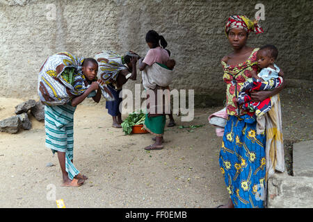 Kiwanja, Rutshuru, Nord Kivu, nella Repubblica democratica del Congo, LA REPUBBLICA DEMOCRATICA DEL CONGO,Africa centrale Foto Stock