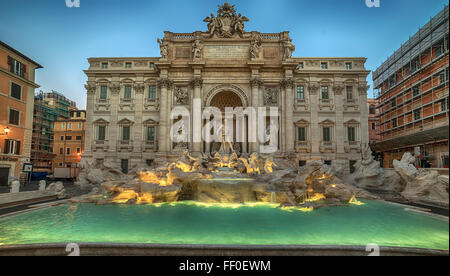 Roma, Italia: Fontana di Trevi Foto Stock