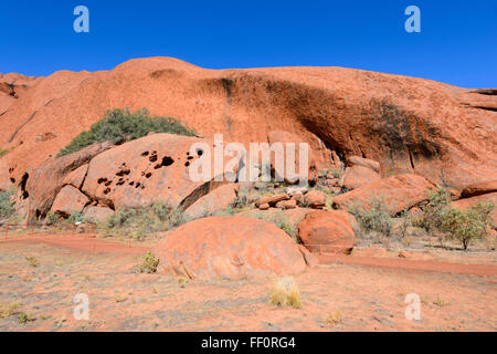 Ayers Rock (Kata Tjuta National Park), il Territorio del Nord, l'Australia Foto Stock