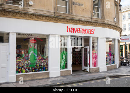 Havaianas Store a Bath, Inghilterra Foto Stock
