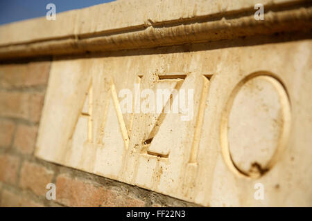Commonwealth War Cemetery, Anzio, Italia. Foto Stock