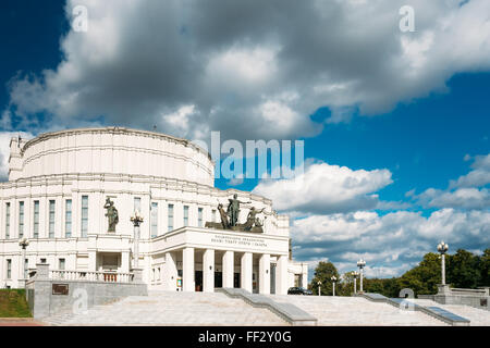 La National Academic Bolshoi Opera e del Balletto della Repubblica di Bielorussia Foto Stock