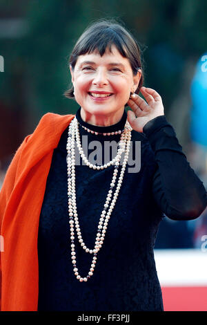Isabella Rossellini Roma 16/10/2015 Festa del Cinema di Roma. Roma Film Fest Foto Samantha Zucchi Insidefoto Foto Stock