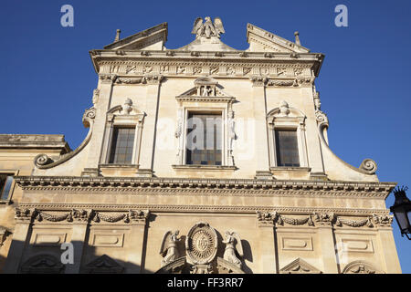 La chiesa del Gesù o della Madonna del Buon Consiglio chiesa cattolica, Lecce, Puglia, Italia Foto Stock